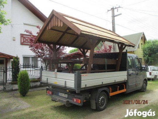 Kert rönk sörpavilon Nádtetős