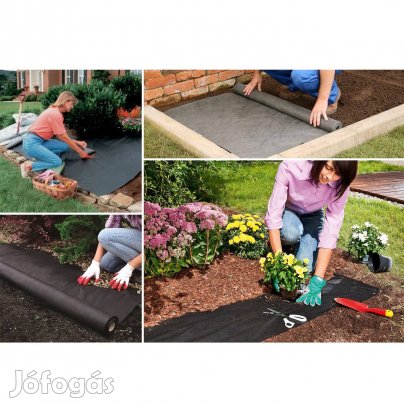 Kerti Talajtakaró takaró szövet fólia gyomnövények gyom gaz ellen 1x5m