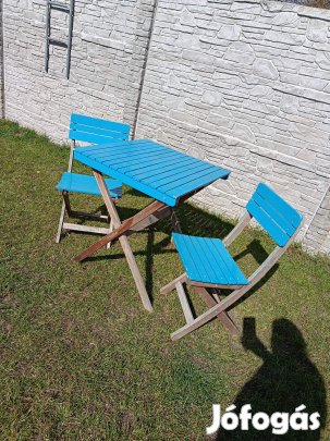 Kerti asztal 2 székkel 