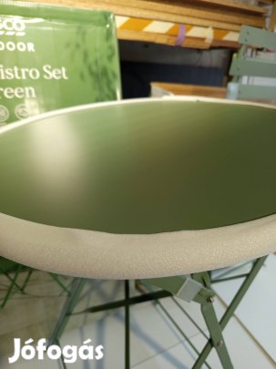 Kerti asztal 2db székkel új 