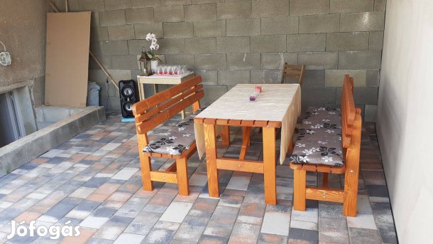 Kerti asztal garnitúra 150x75