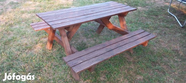 Kerti asztal piknik asztal sörpad