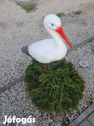 Kerti dísz gólya Új