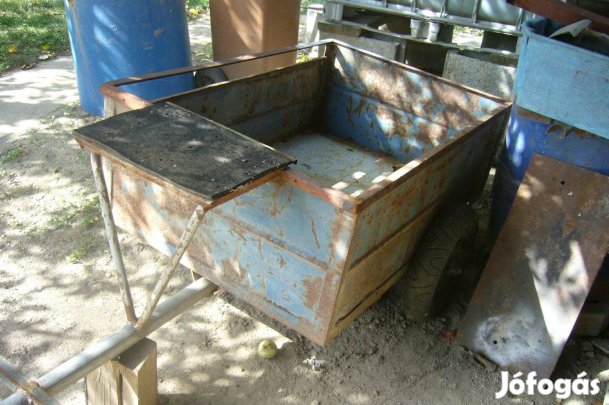 Kerti gép utánfutó eladó 120 X 100 képen látható állapotban