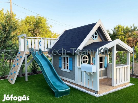 Kerti játszótér gyerekház