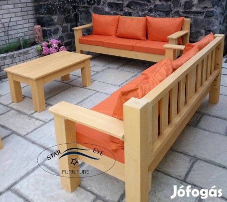 Kerti kanapé igény szerint asztallal. kerti bútor garancia