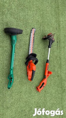 Kerti kisgépek Sövény vágó 1 db és 2 db szegélynyíró eladó !