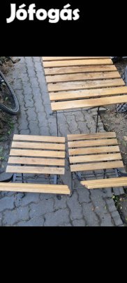 Kerti kiülő kemping asztal székek