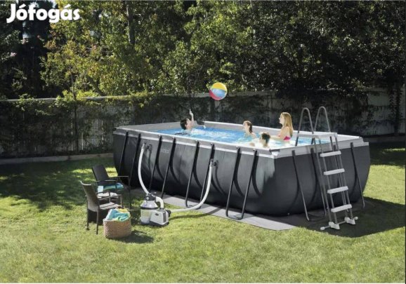 Kerti medence (5x3méter, 1,3 m mély)