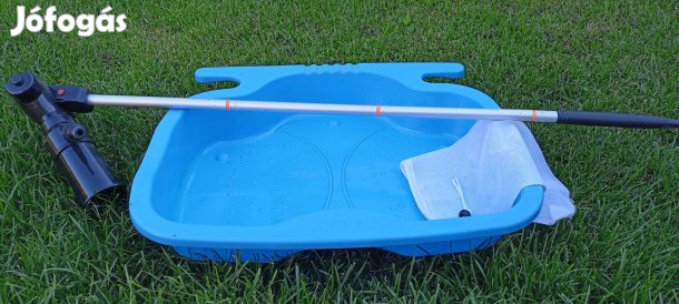 Kerti medencéhez porszívó és lábmosó tálca