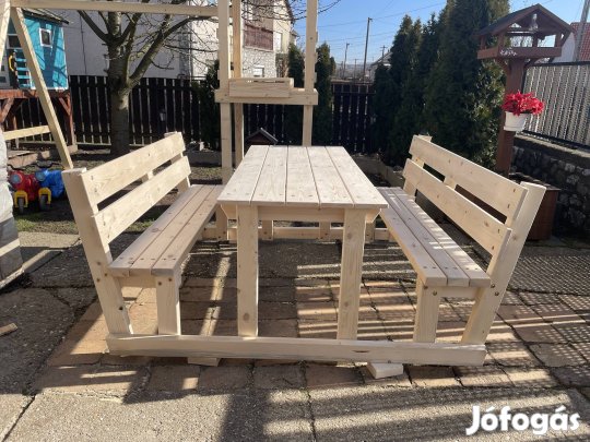 Kerti pad, kiülő , sörpad asztal szett