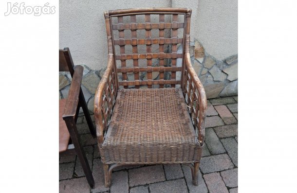 Kerti rattan szék, fotel