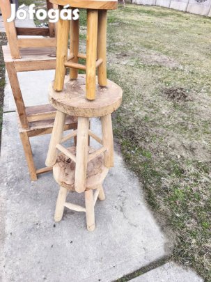 Kerti rusztikus zsámoly eladó 