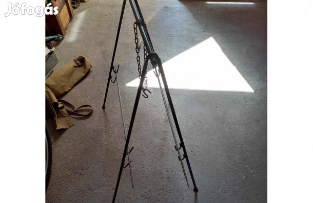 Kerti sütő-főző állvány