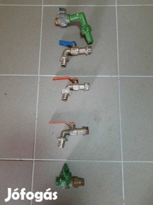 Kerti vízcsap és WC vízcsap eladó 