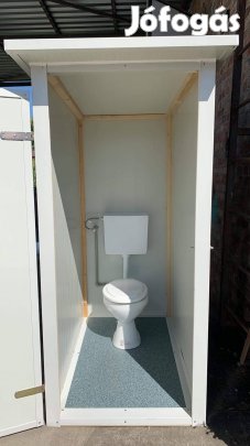 Kerti wc angol wc kivitelben, masszív, tartós, szendvicspanelból!