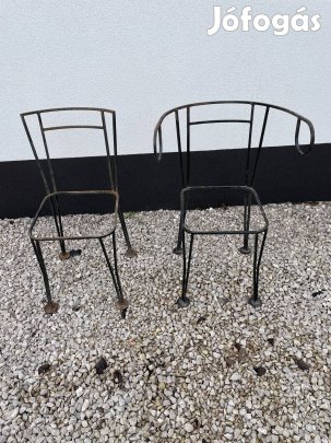 Kertiszék , fémvázas, keret