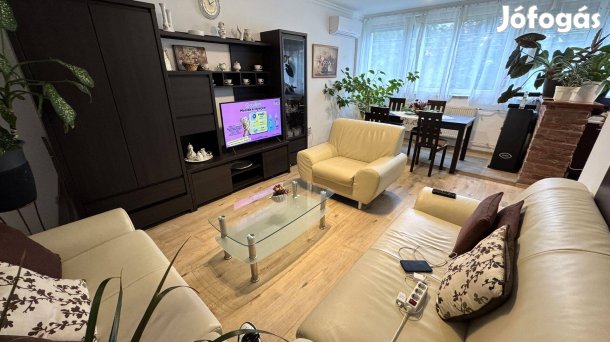 Kertvárosban 1. emeleti 79nm-es 2 szoba-nappalis lakás garázzsal eladó