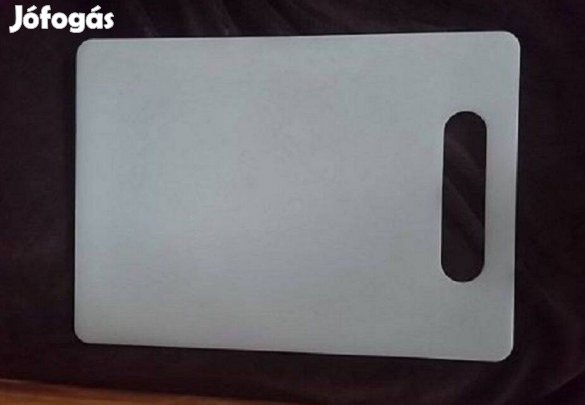 Kés / Evőeszköztartó, vágódeszkával Fa Új