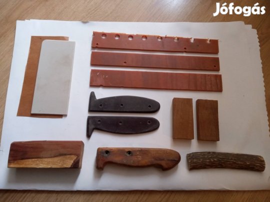 Kés -bicska nyél alapanyag és tartozékok 