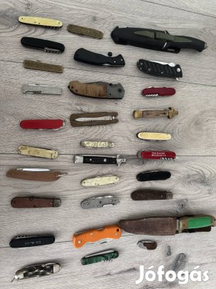 Kések,bicskák egyben eladók