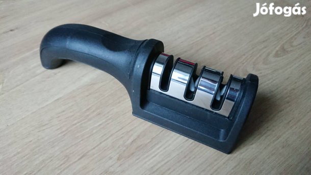 Késélező kés fenő olló élező asztali fenő nagy fogantyús 20cm