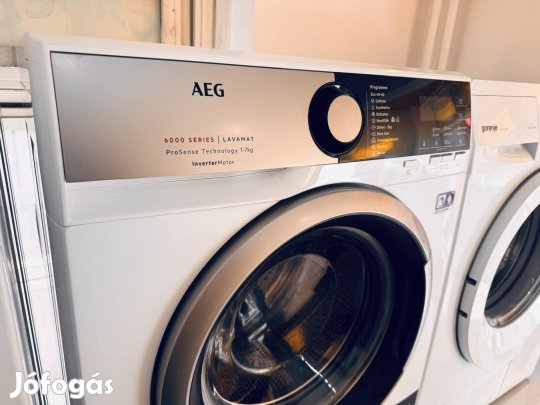 Keskeny AEG 6000 Series elöltöltős mosógép 