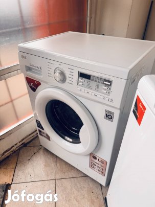 Keskeny LG direct drive elöltöltős mosógép