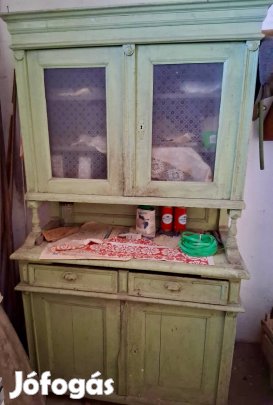 Keskeny Ónémet Tálalószekrény vintage