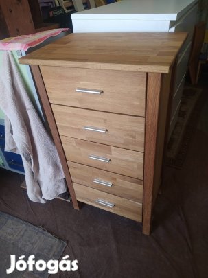 Keskeny keményfa komód / full fa  mindene /