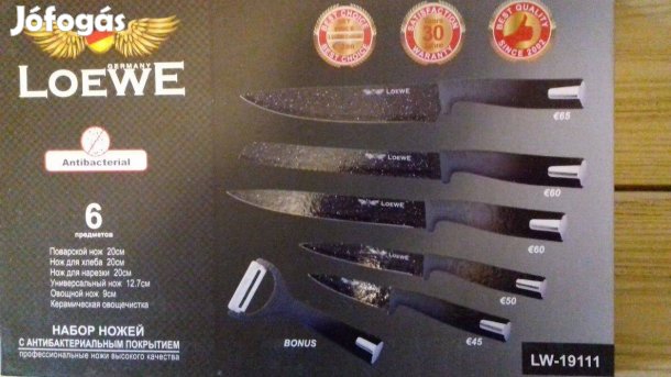 Késkészlet, LW-19111 új, Keszthelyen eladó!
