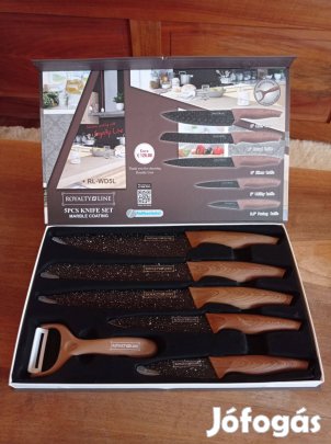 Késkészlet ajándéknak Royalty Line fa dizájnnal