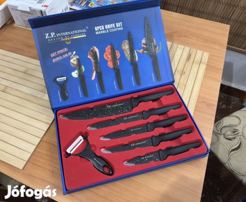 Késkészlet új 6 részes