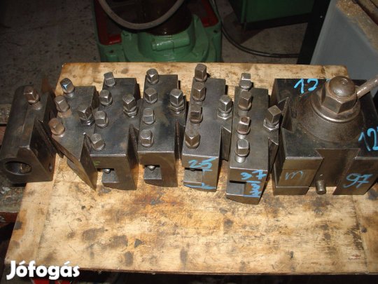 Késtartó betétes esztergagép késtartó eszterga 125-ös alaptest