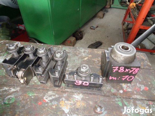 Késtartó betétes esztergagép késtartó eszterga 78-as alaptest