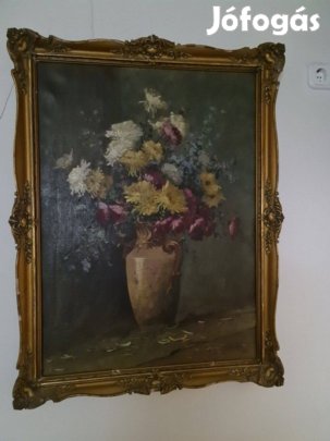 Keszegi-Horváth László jelzésével olaj-vászon festmény