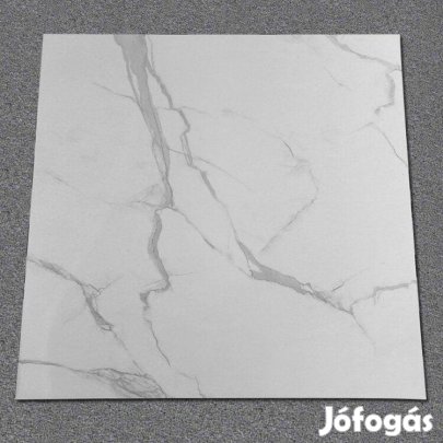 Készleten! Minőségi 80*80cm csempe! Fehér márvány, Azonnal vihető!