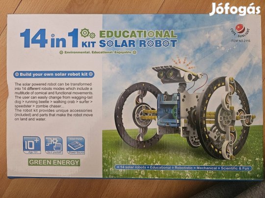 Készségfejlesztő robot építőjáték 14 in 1