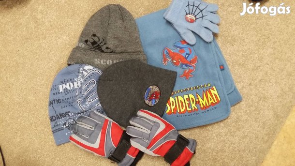 Kesztyű (2 pár) 4-5 éves fiúgyermekre