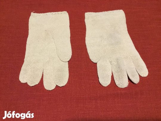 Kesztyű, antik, horgolt, hibátlan állapotú a 30 -as évekből