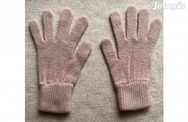 Kesztyű, kötött, női, ötujjas M-es