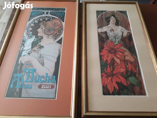 Két Alfons Mucha kép remek áron!