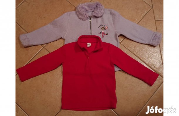 Két darab 104-es meleg felső, pulóver és kardigán