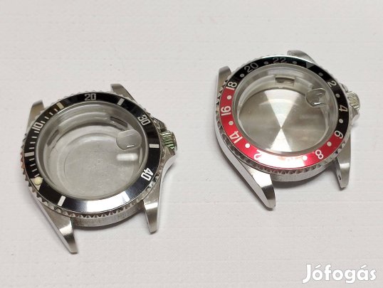 Két darab Rolex jellegű acél óratok