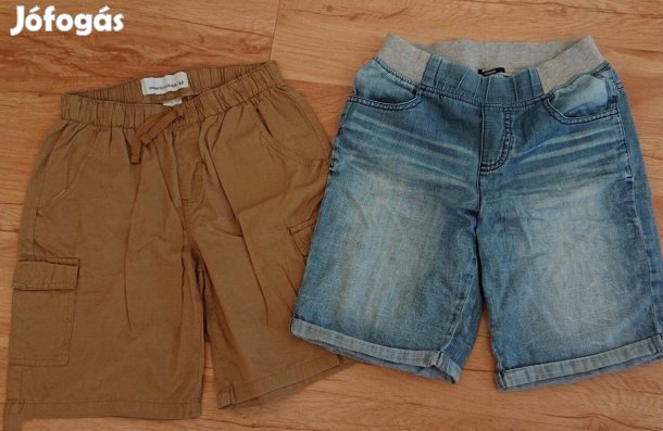 Két darab márkás farmer rövidnadrág 146-152-es méretben