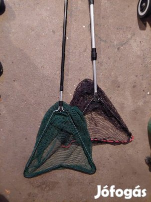 Két kisméretű használt merítőháló