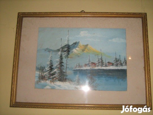 Két különböző grafika Kövesdi János festőművész