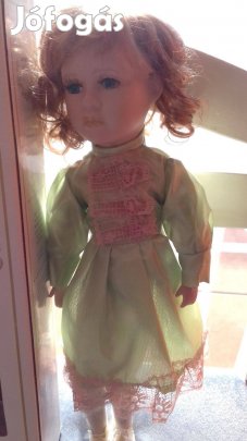 Két különböző hibátlan porcelán baba nagy méret 40cm