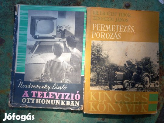 Két különböző régi szakkönyv a 60-as évekből egybe a kettő