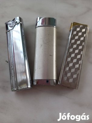 Két különböző retro gázos öngyújtó